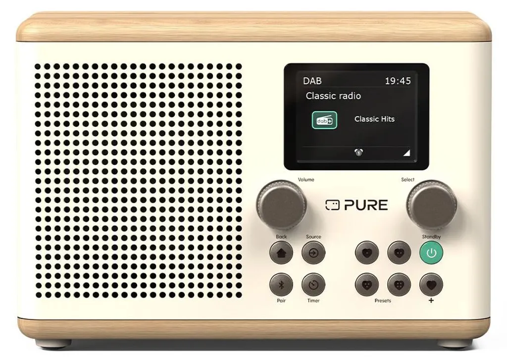 Radio numérique Pure Classic H4 sans grésillements avec Bluetooth et USB