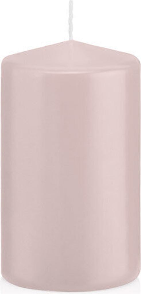 Stumpenkerzen Rose 100 x Ø 58 mm, 16 Stück, russarm, tropffrei, hochwertiger Docht