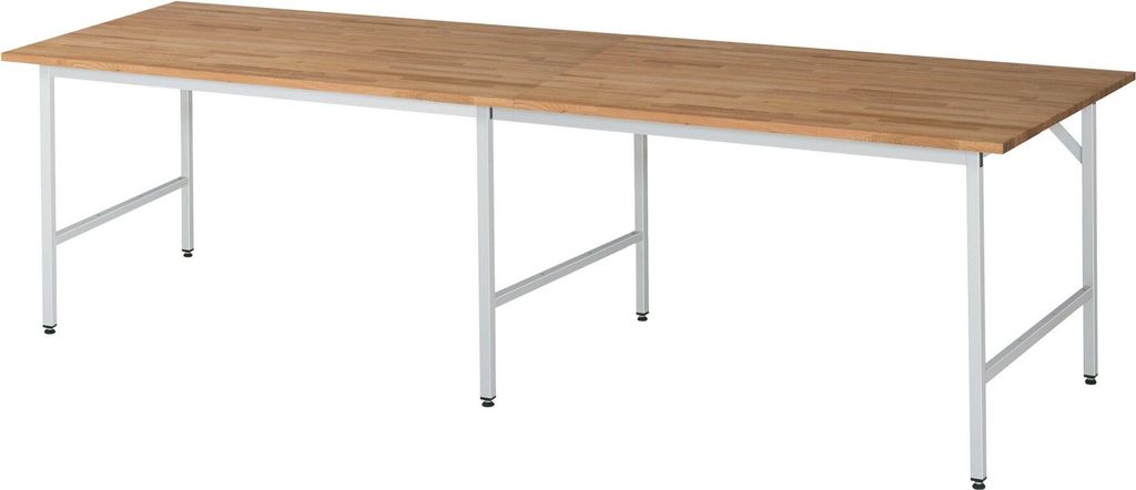 Rau Arbeitstisch Jerry höhenverstellbar, B3000xT1000xH800-850mm, B-Platte-25mm