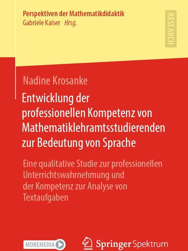 Entwicklung der professionellen Kompetenz von Mathematiklehramtsstudierenden zur Bedeutung von Sprache