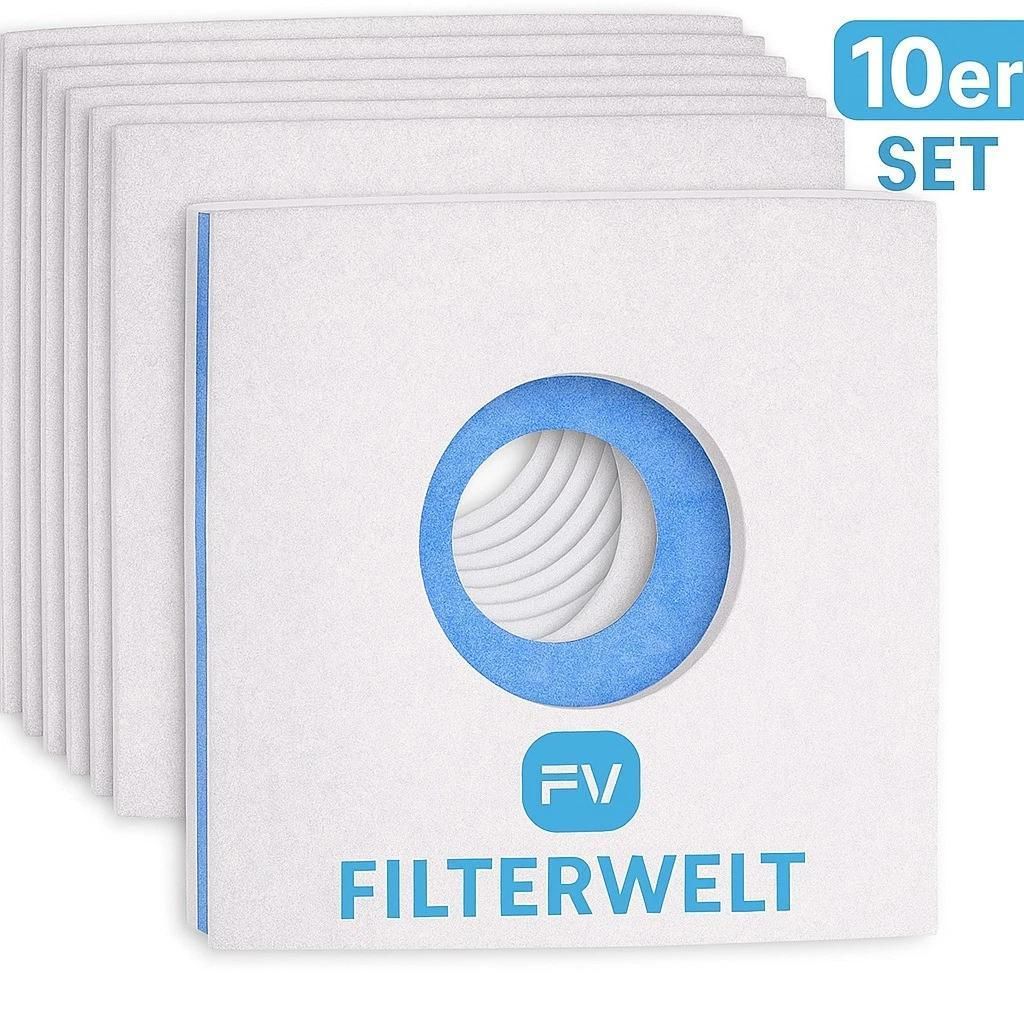 10x Filterwelt Filter passt für Limodor Limot Lüfter Badlüfter F-LF/5 LF ELF F/C – G4 Staubfilter 226mm