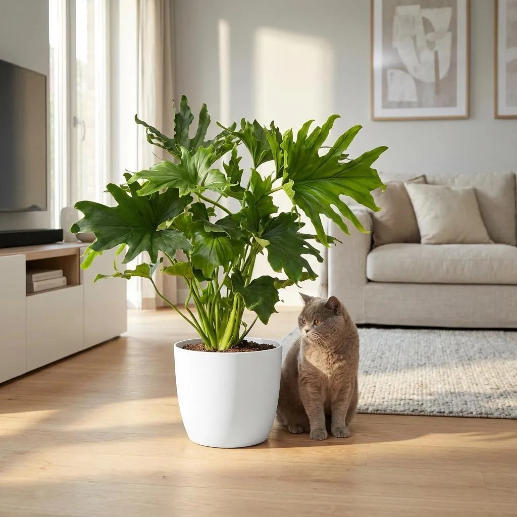 Plante d'intérieur Philodendron Lickety Split - Grand Feuillage Vert