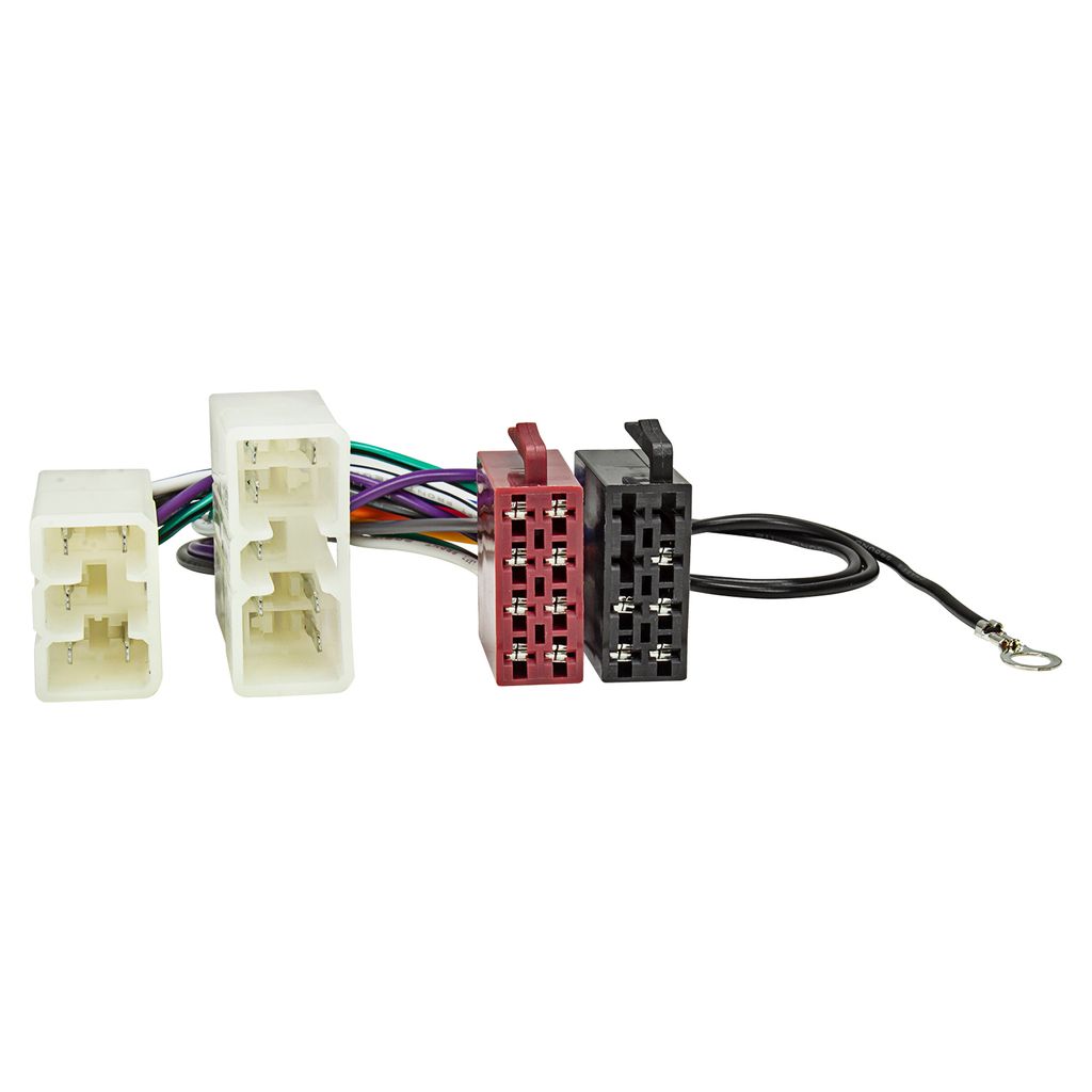 Radio Adapter Kabel kompatibel mit Mitsubishi Colt Lancer Pajero bis Bj.1996 auf 16pol ISO Norm