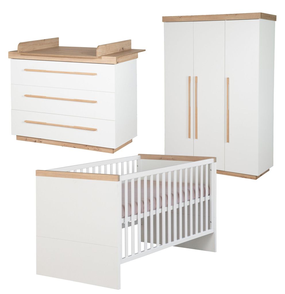 roba Kinderzimmer Set Lumo - 3-teiliges Babyzimmer mit Produktbild 