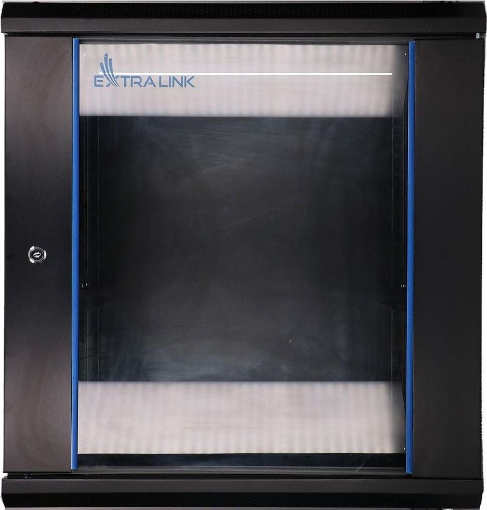 Extralink Armadio a rack 12U 600x600 nero montato a parete Immagine del prodotto 