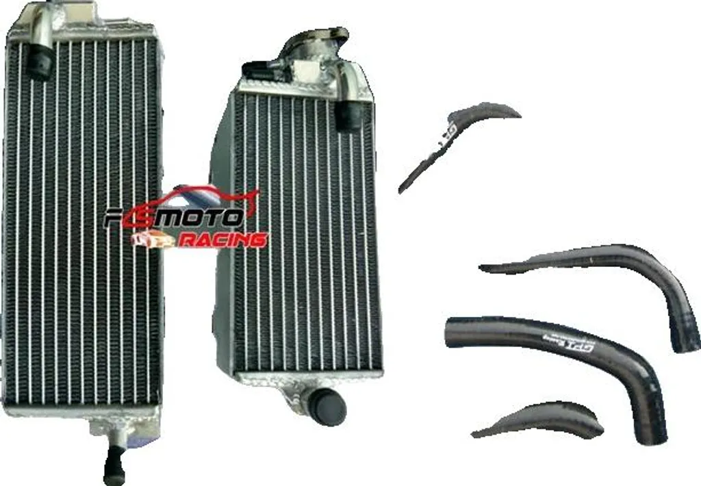 Kit Radiateur Silicone Haute Résistance Noir pour Suzuki RMZ250 MX