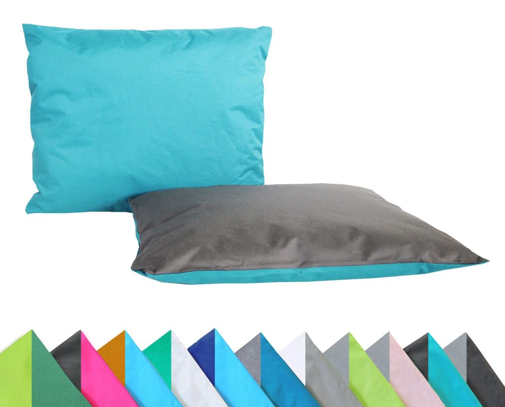 JACK 2er Set Wende Outdoor Kissenhülle Kissenbezug 2-farbig Produktbild 