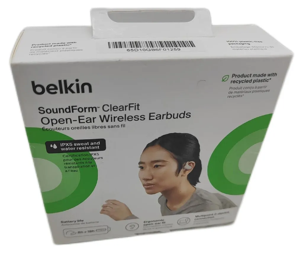 Belkin SoundForm ClearFit Casque TWS Bluetooth avec Micro Intégré Sable - 6