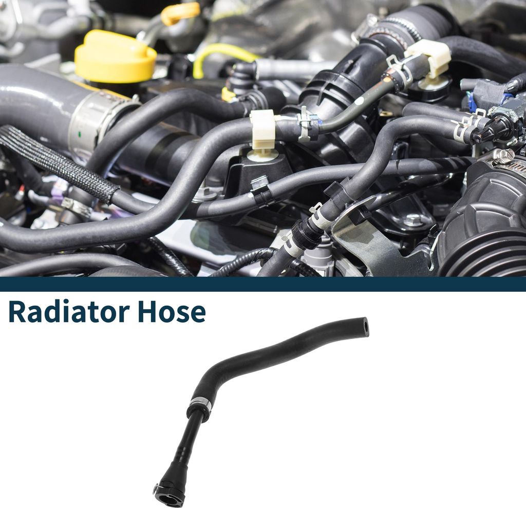Kühlerschlauch Heizungsschlauch Kühlerschlauch Auslass Für Benz ML550 2012-2014 Nr.1572030017 Gummikühlerschlauch Schwarz 1 Stück