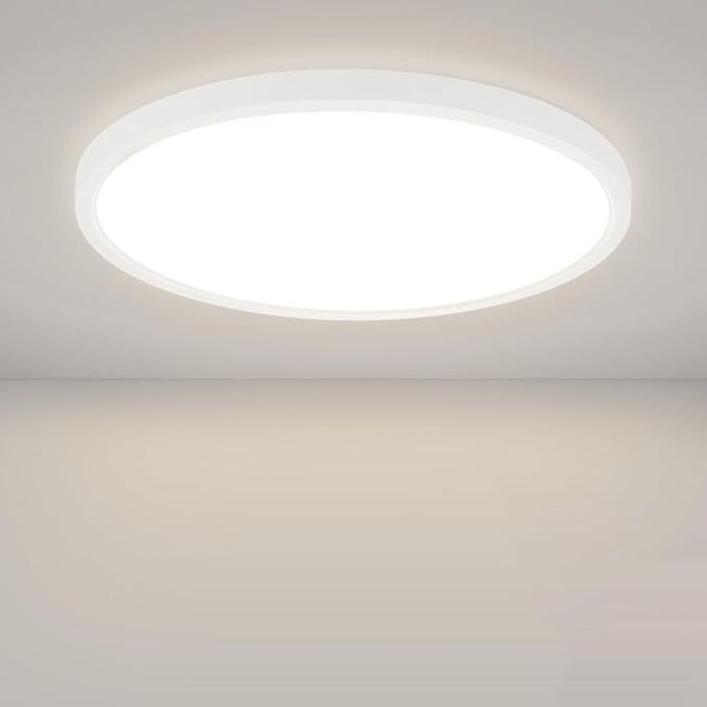 ZMH LED stropní svítidlo bílé ploché stropní svítidlo 22 cm Obrázek produktu 