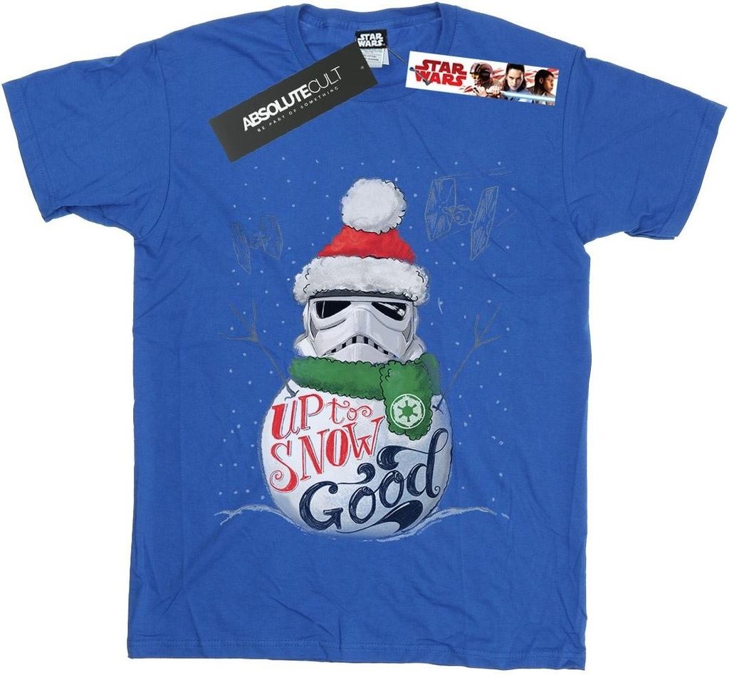Star Wars - "Up To Snow Good" T-Shirt für Jungen BI35205 (116) (Königsblau)