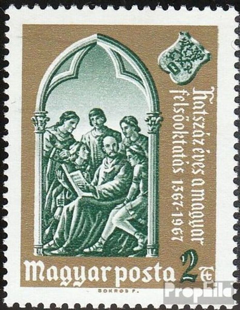 Briefmarken Ungarn 1967 Mi 2363A (kompl.Ausg.) postfrisch Ungarische Hochschule