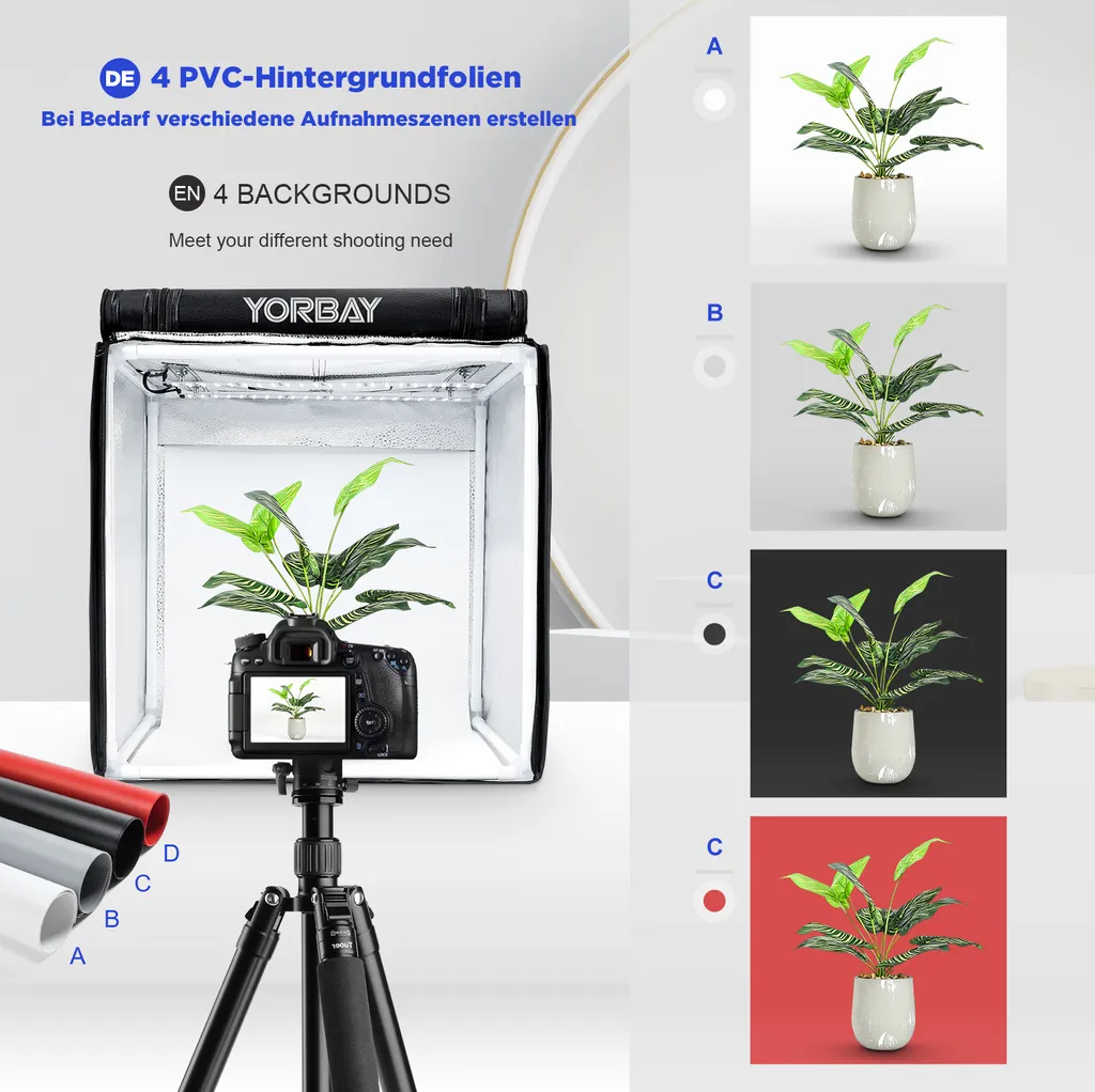 Yorbay Photo Box: Il Set Studio LED Definitivo per Macro e Oggettistica - 3