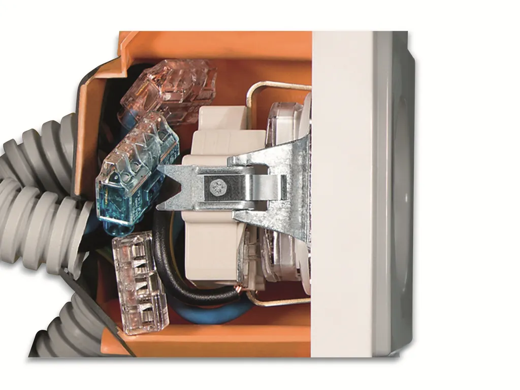 HellermannTyton Borne à Douille 5 Pôles 0.5-2.5 mm² HCPM-5 PC BU 75