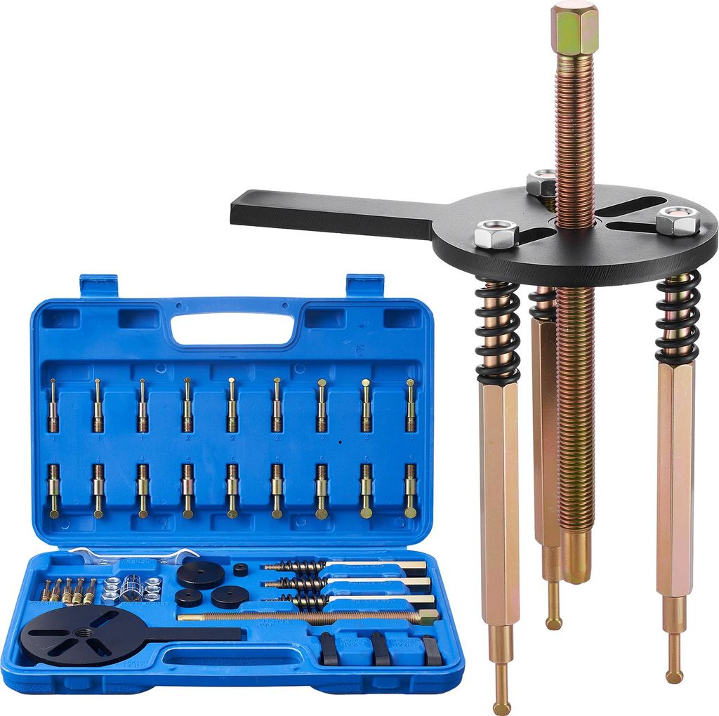 VEVOR Lagerabzieher Set 36-tlg. 3-Backen-Hakenabzieher für interne und externe Lager & Lager ohne Innenwelle, multifunktionales Lagerentfernungswe...