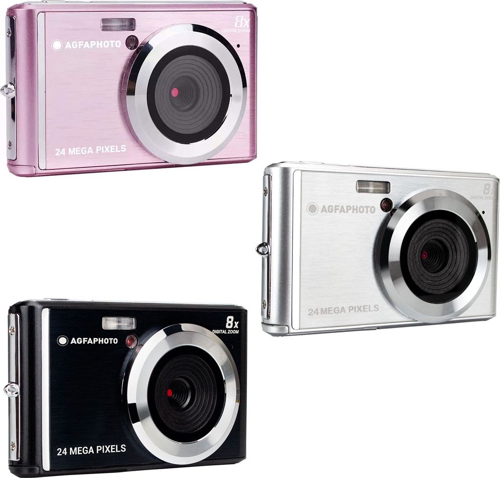 Růžový kompaktní fotoaparát DC5500 Obrázek produktu 7