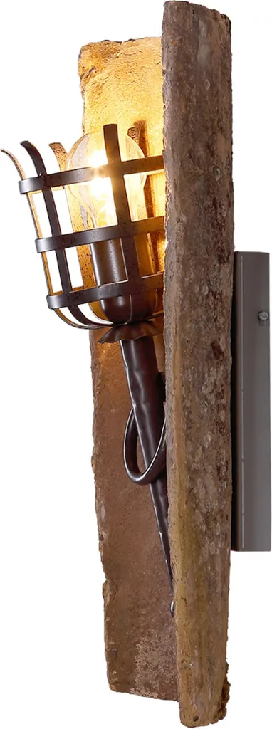 Lampe à Tuiles Torche Murale Dungeon - Éclairage Médiéval Authentique - 2