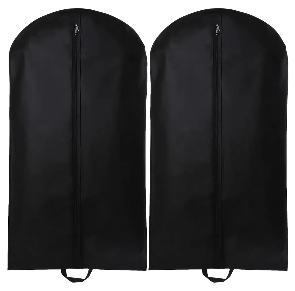 Housse de protection anti-poussière pour robe et costume, lot de 2 pièces