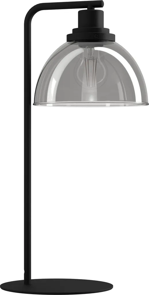 Lampada da Tavolo Moderna Beleser Nero E27 Ideale per Comodino