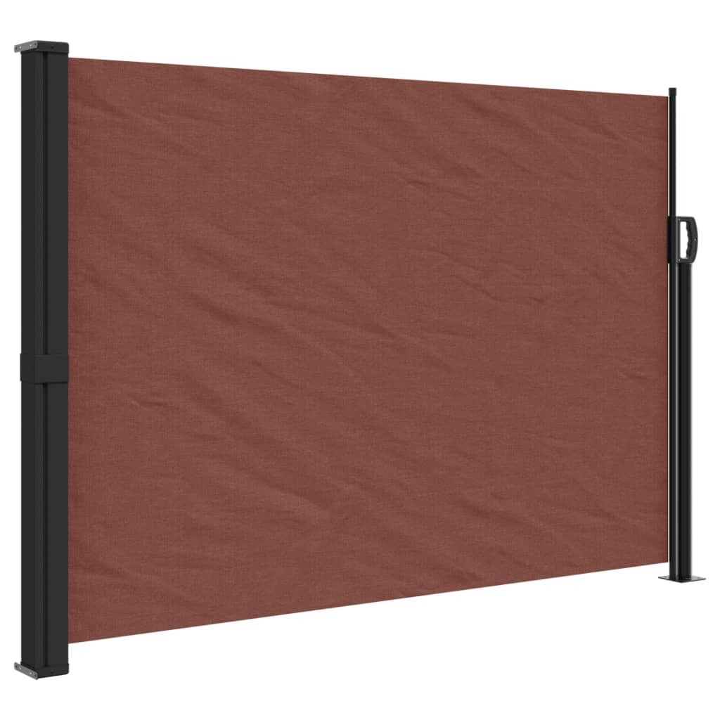 vidaXL Bočná výsuvná markíza hnedá 140x500 cm Obrázok produktu 
