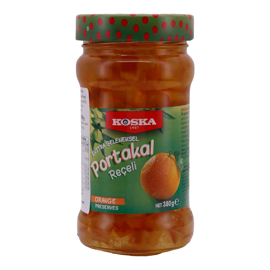 Orangenkonfitüre Koska | Marmelade | Fruchtig, Orangenschalen | 380 g
