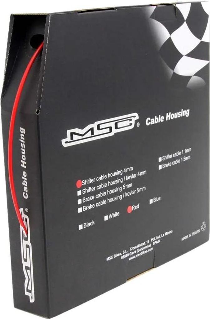 Msc Schaltzugmanschette 30 M Rot 4 mm Rot 4 mm