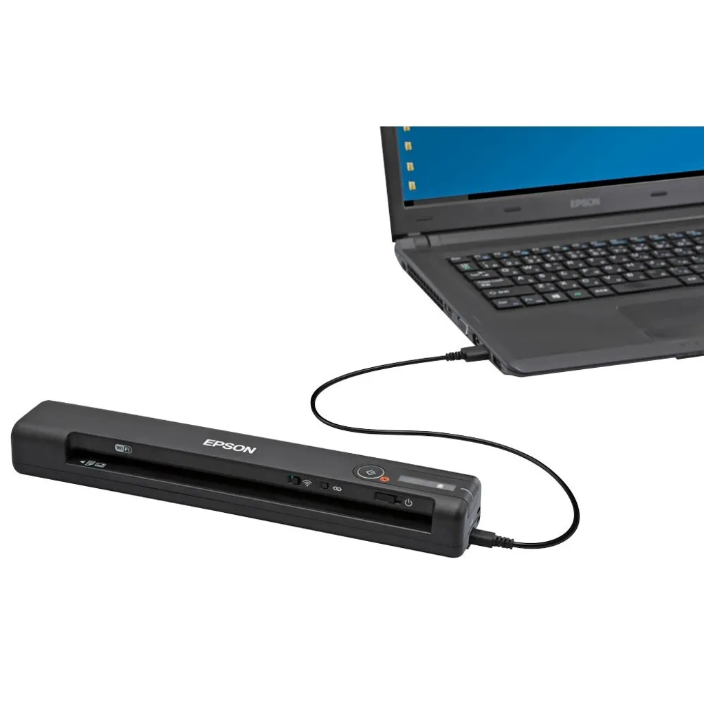 Scanner Portable A4 Epson ES-60W Wi-Fi - Numériseur de Documents Compact - 16