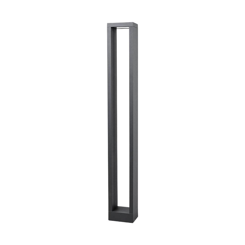 Lucande LED-Wegelampe Jupp, 90 cm, anthrazit, Metall, IP54 Produktbild 