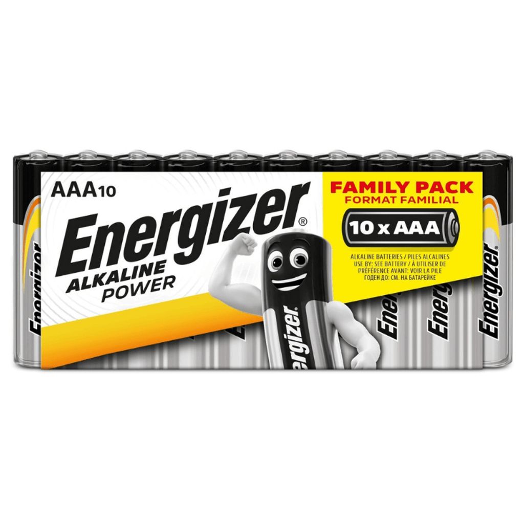 Baterie Energizer ALKALINE POWER Family Pack AAA/10 Obrázek produktu 