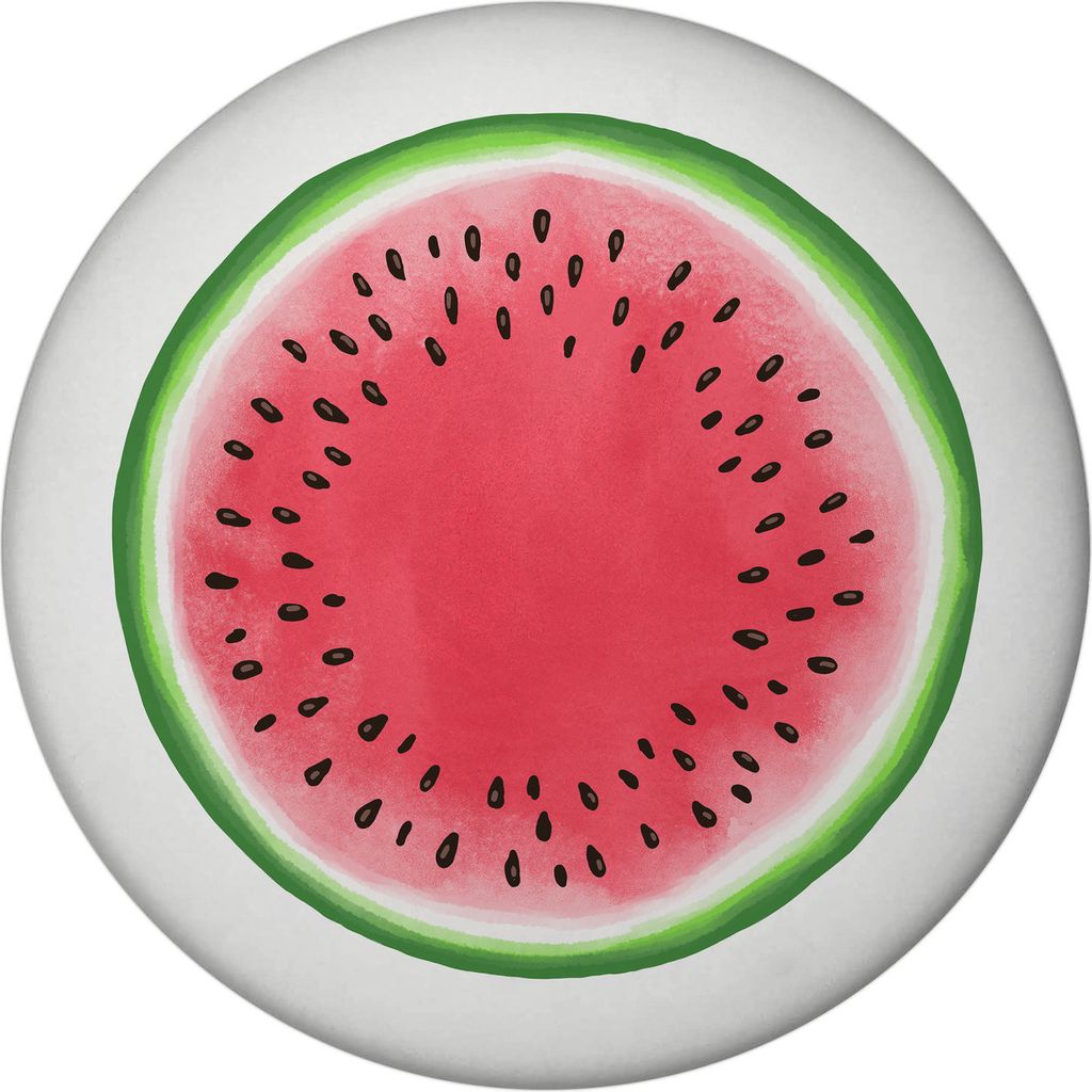 Melone Magnet rund mit Flaschenöffner
