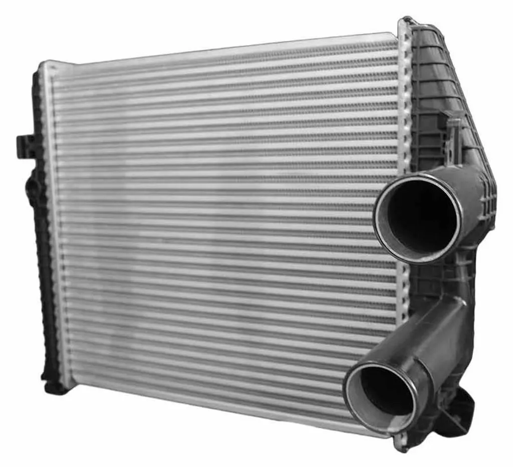Ailettes Intercooler en Aluminium Soudé HELLA 572x522mm pour MB Atego
