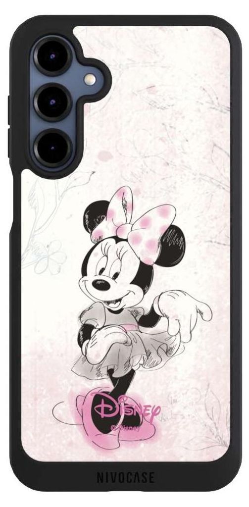 NIVOCASE Handyhülle für Samsung Galaxy A16 5G Hülle NIVOpure Case Schwarz Disney Minnie Mouse Vintage
