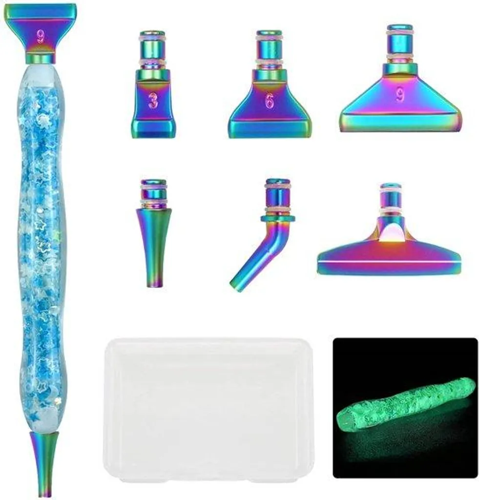 Embouts de rechange à pointe métallique pour stylo diamant 5D - 5 pièces