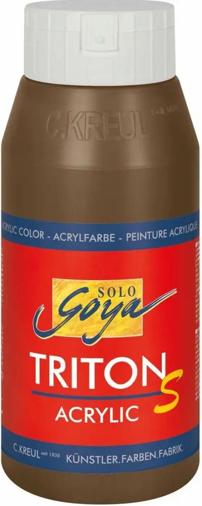 KREUL Acrylfarbe SOLO Goya TRITON S havanabraun 750ml Flasche