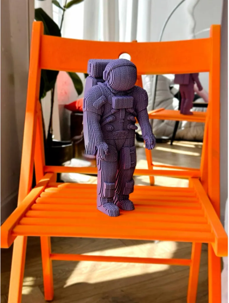Décoration Bureau Astronaute - Puzzle 3D Cartonic pour Passionné Espace - 8