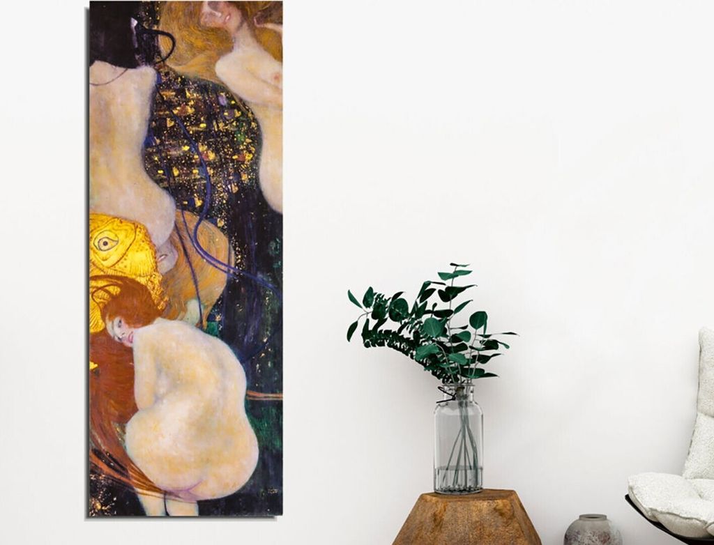 Wallity, PC310- GST1105, Bunt, Leinwandbilder, 30 x 80 cm, 100% Leinwand