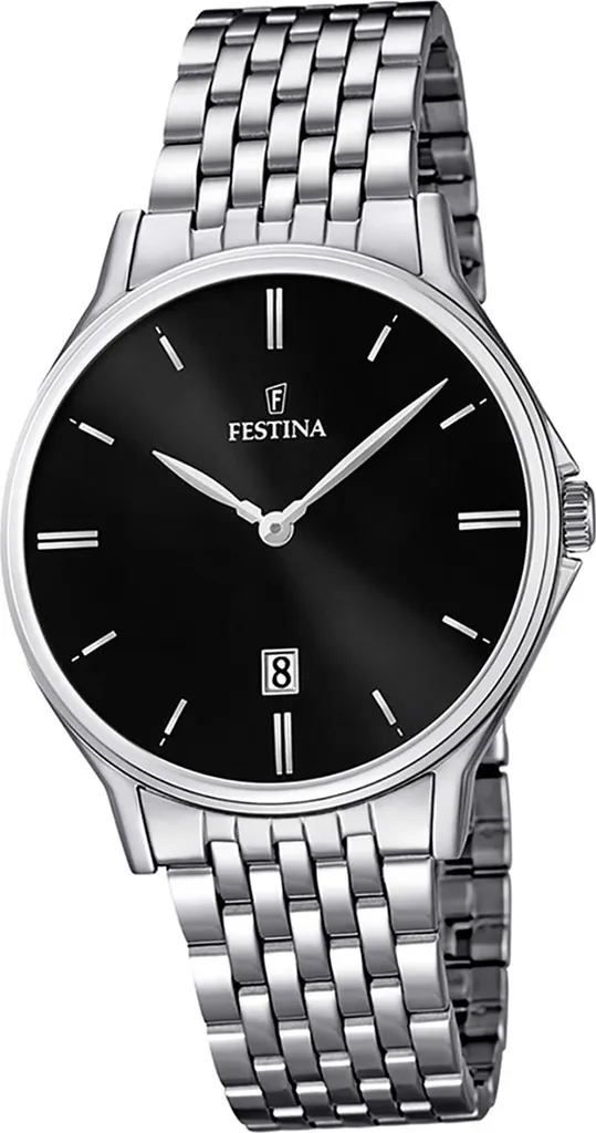 Festina F16744/4 Argento Nero - Orologio Uomo Acciaio Moda 2026