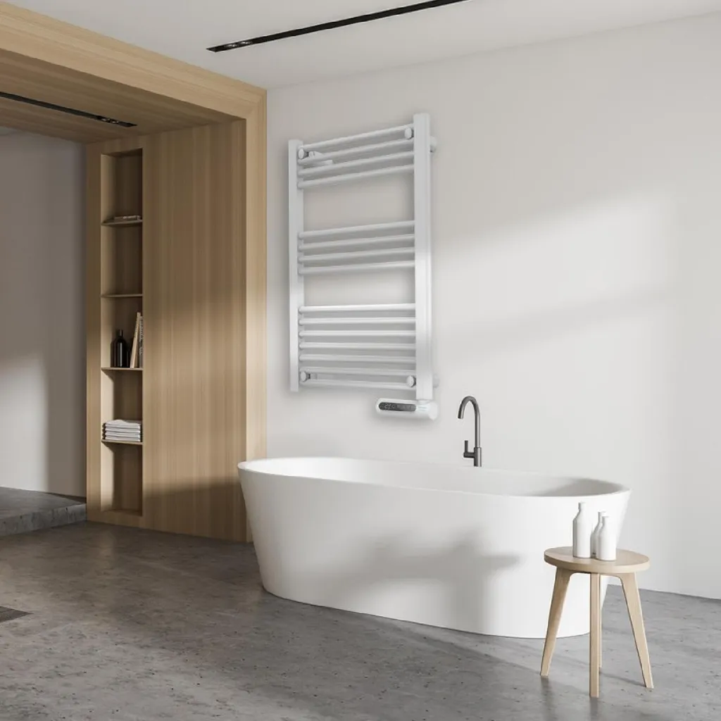 Chauffe-serviettes Blanc Cecotec ReadyWarm 9100 Smart pour Salle de Bain