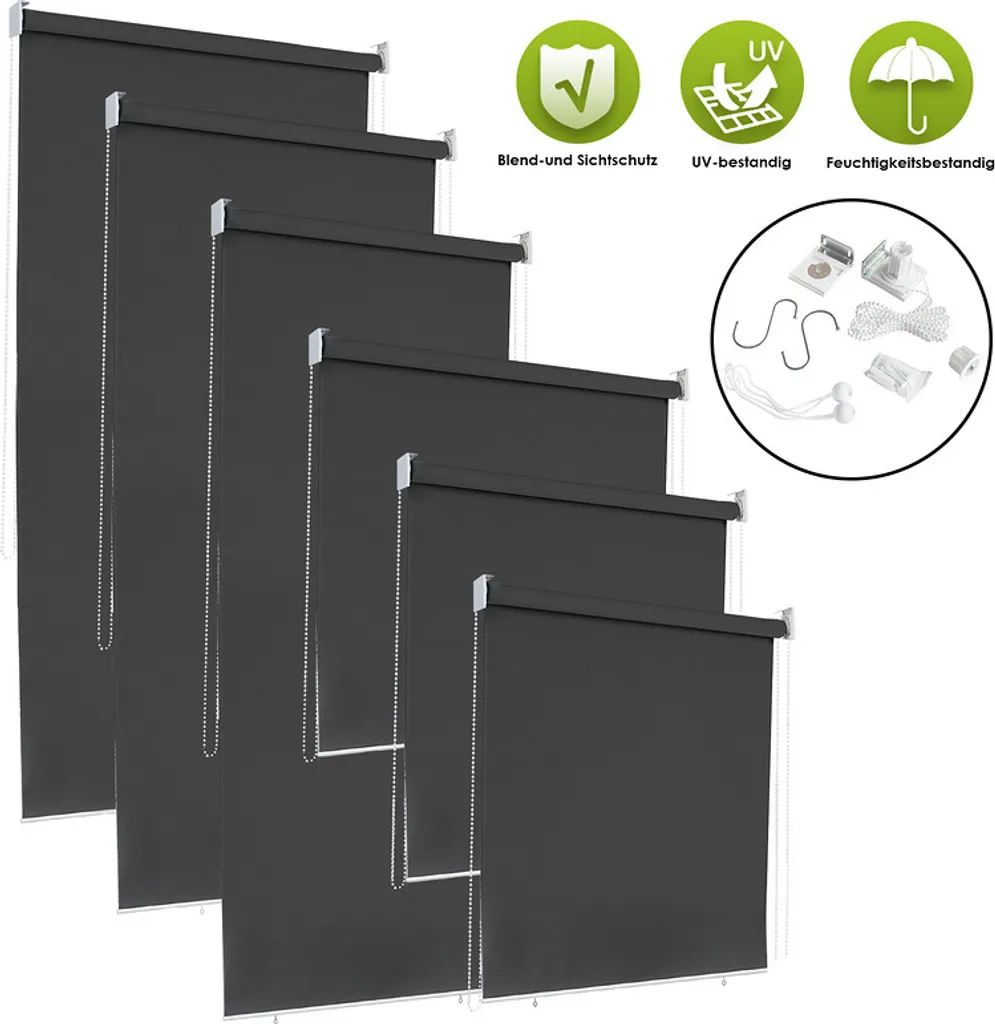 Fiqops Tenda Balcone 100x140 | Tenda Verticale Privacy e Vento