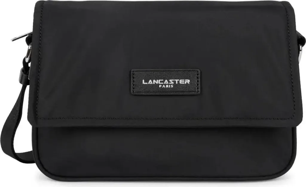 Lancaster Basic Vita M Noir - Gibecière Légère en Microfibre et Cuir