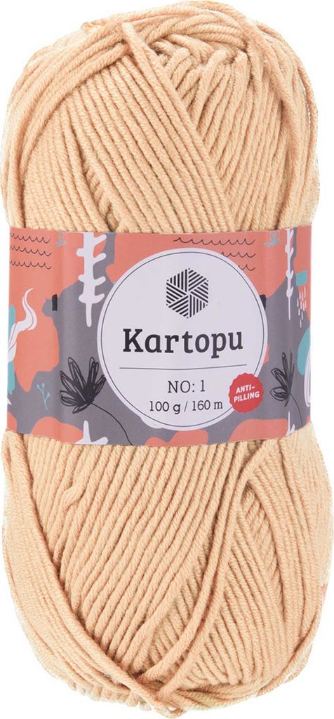 100g Strickwolle Kartopu NO:1 Polyacryl-Wolle Anti Pilling Effekt