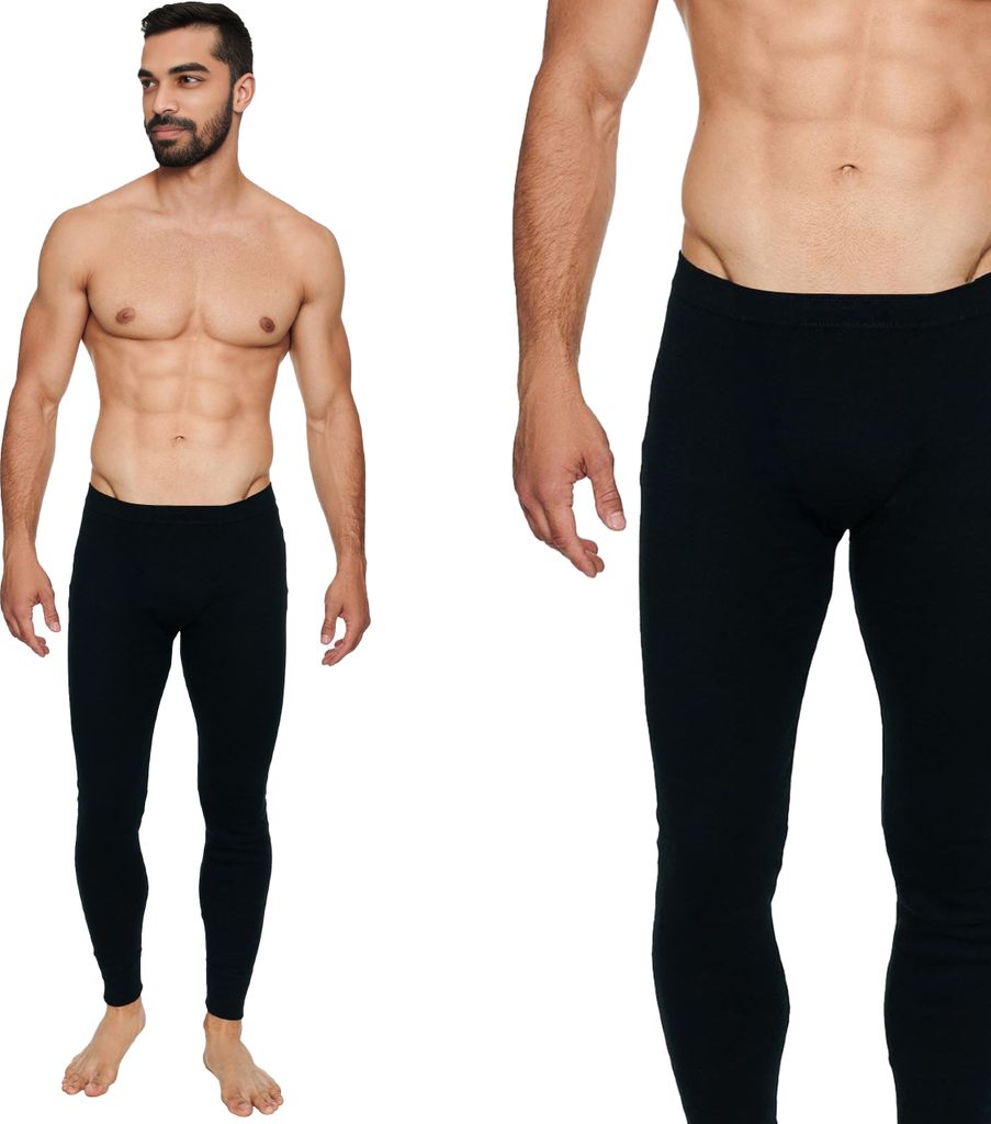 989Zé ENZO Herren Thermohose - Lange Unterhose Für Ski & Winter Mit Stretch
