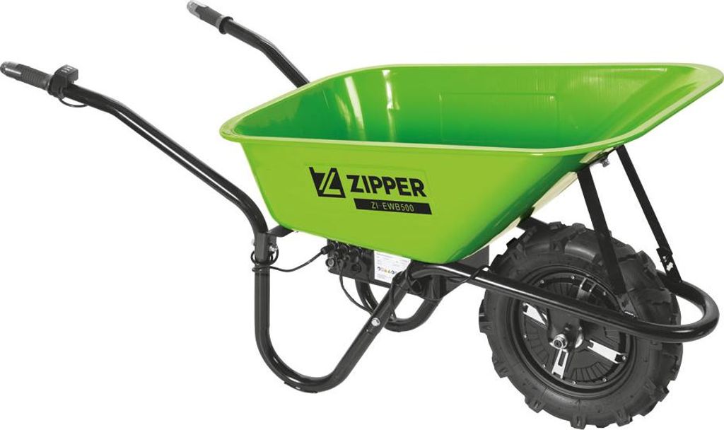 Brouette électrique sans fil - 7 km/h - 75litres - 150kg - Image du produit 