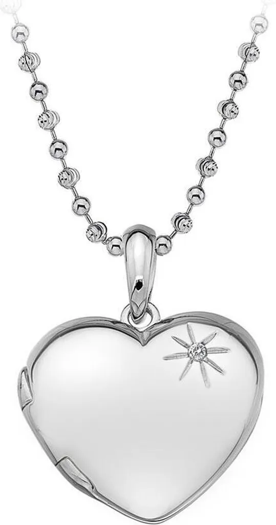 Collier Femme Pendentif Cœur Argent Hot Diamonds Memories DP495 Bijou