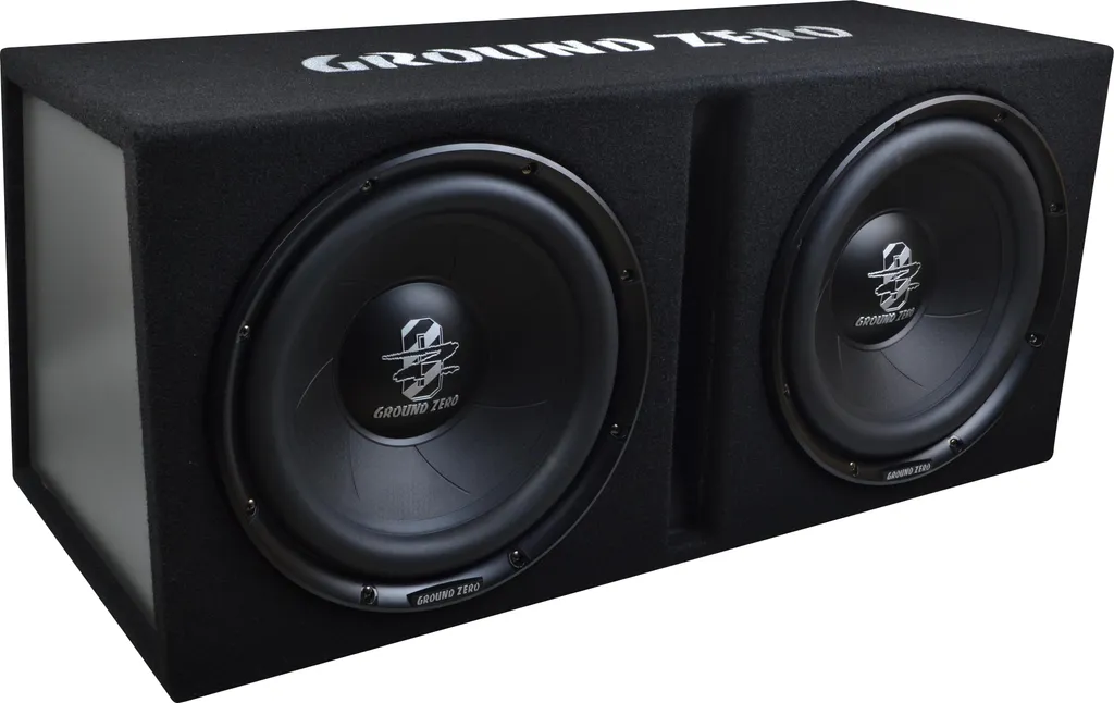 Subwoofer Double 30cm Ground Zero GZIB 2.30BR pour Basses Puissantes Auto