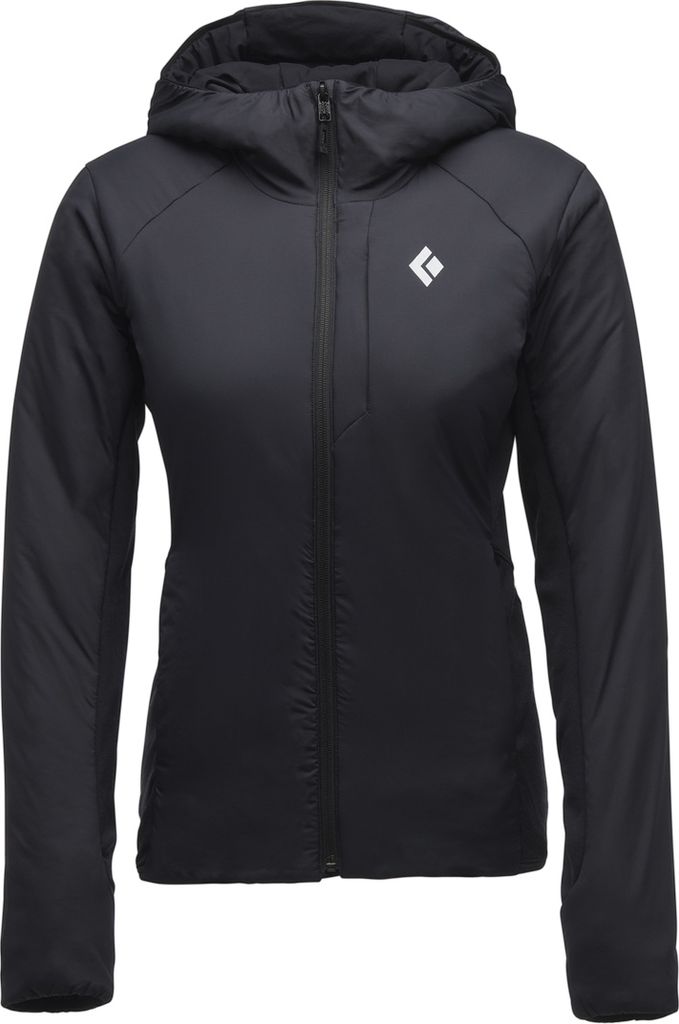 W First Light Hybrid Hoody, 0002 Black, L, Black Diamond