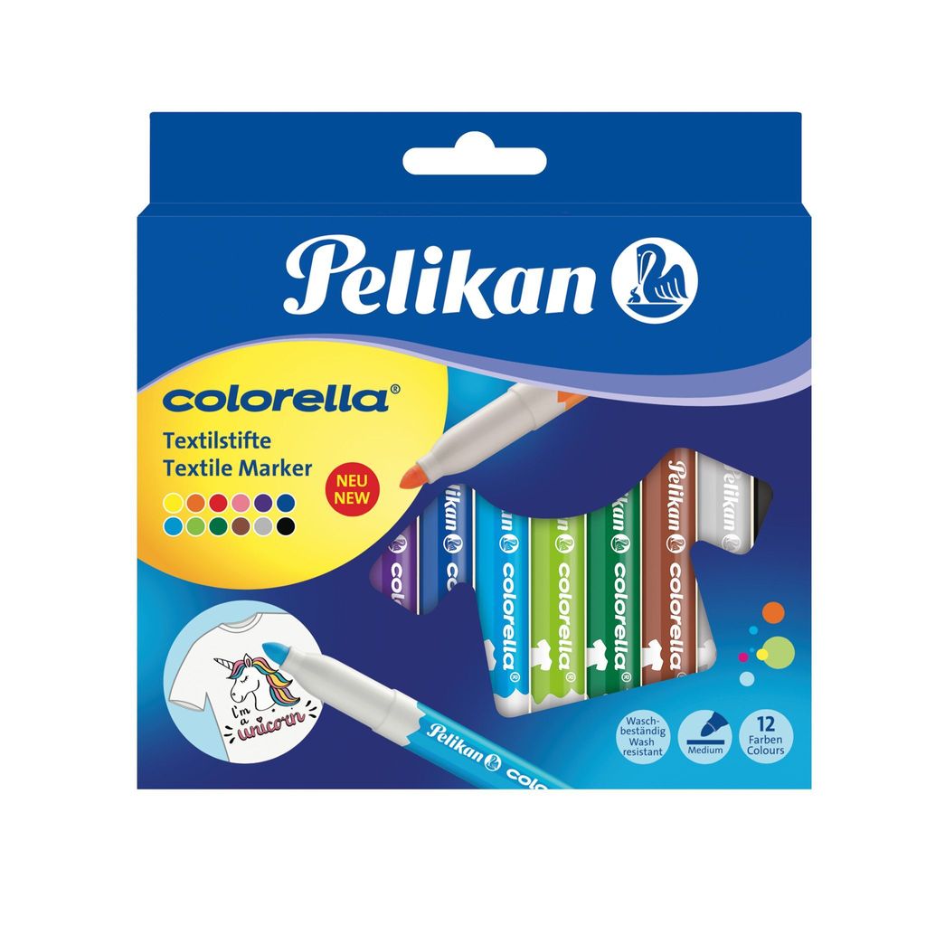 Pelikan Colorella Textile, Mehrfarbig, Medium, Stoff, Produktbild 