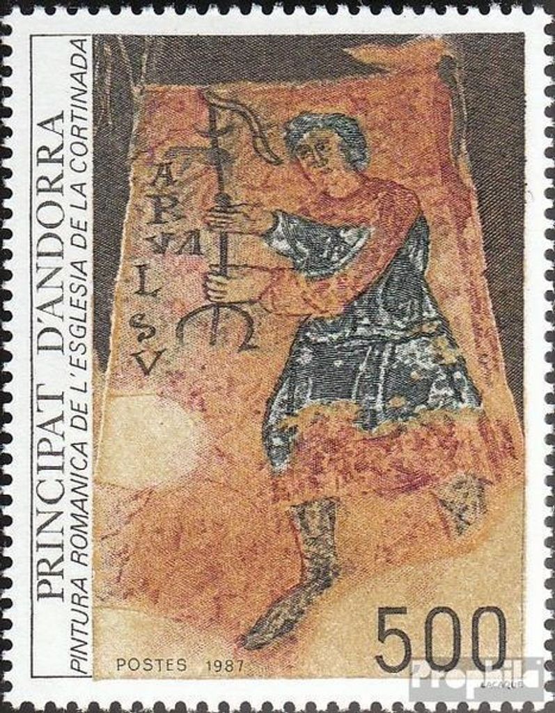 Briefmarken Andorra - Französische Post 1987 Mi 384 (kompl.Ausg.) postfrisch Religiöse Kunst