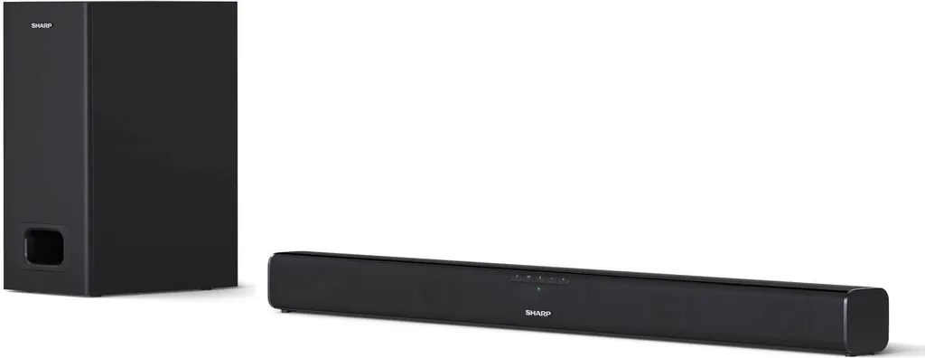 Radio Numérique DAB+ Sharp DR-450(BR) avec Enceinte Bluetooth en Bois