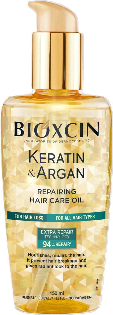 Bioxcin Keratin & Argan Reparierendes Haarpflegeöl 150ml - Produktbild